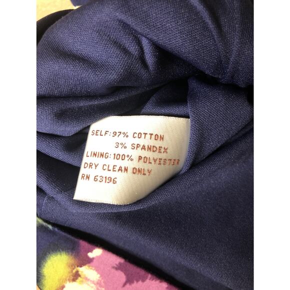 Suzi Chin for Maggy Boutique Cocktail Boho Girly Purple Yellow Floral Dress - Picture 10 of 10